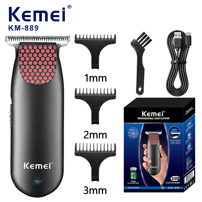 Men'S Grooming Essentials - Kemei 889 profesjonalna kieszonkowa bezprzewodowa maszynka