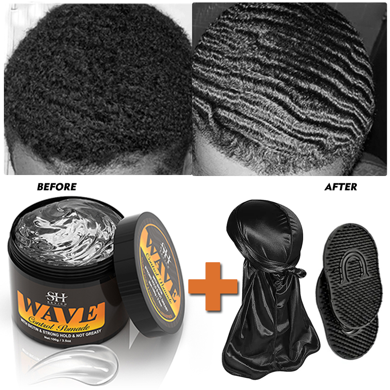Men'S Grooming Oil - 360 Wavy Frizz Control Gel Strong