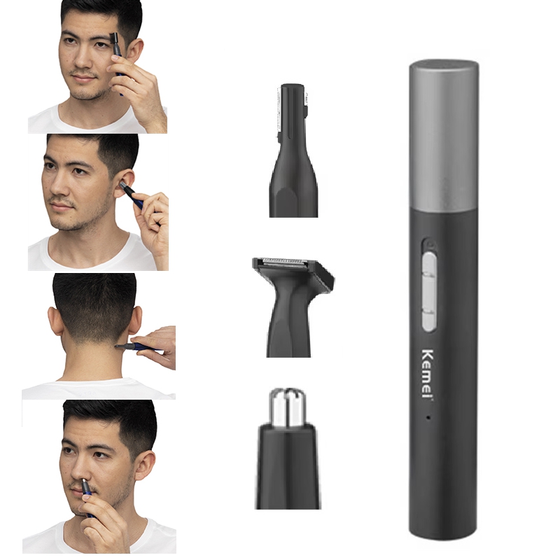 Men'S Grooming Essentials - Kemei Pro Akumulatorowy Trymer do Nosa,
