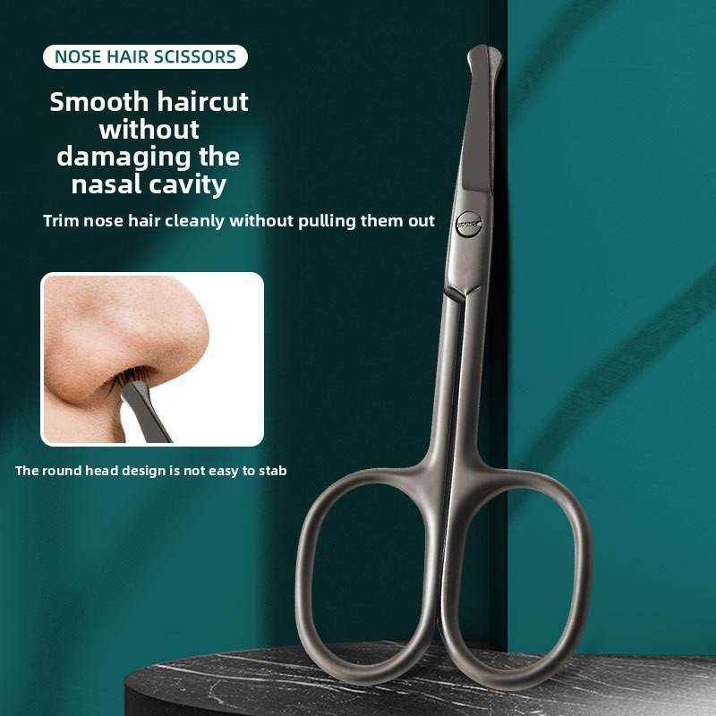 Men'S Grooming Tips - Nożyczki do nosa z zaokrąglonymi końcówkami,