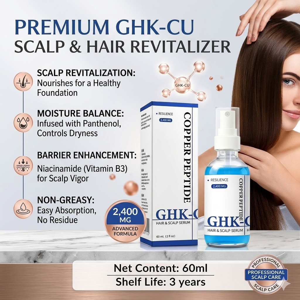 Men'S Grooming Oil - GHK-Cu Miedziany Peptyd Serum na Porost