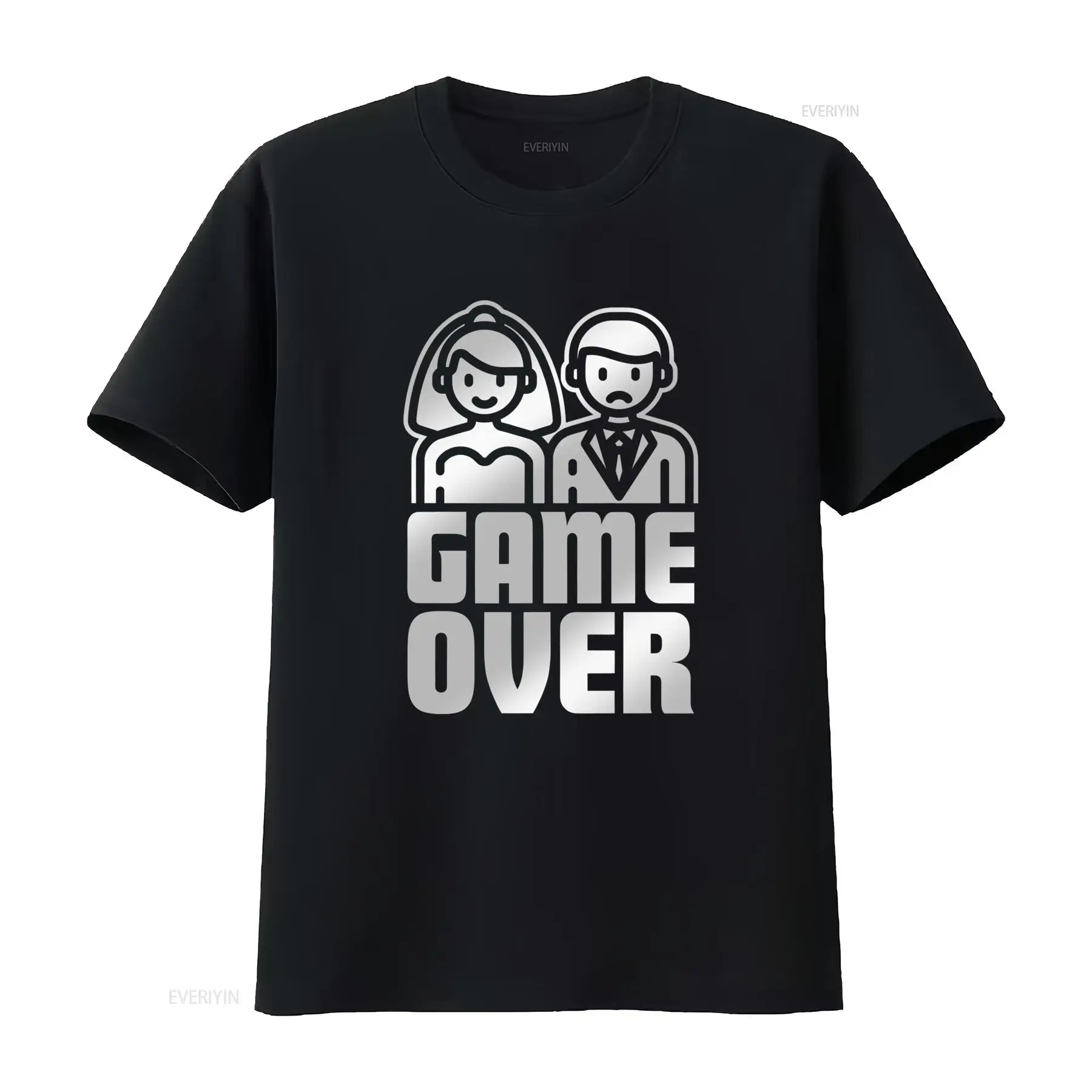 Men'S Grooming For Marriage - Koszulka Męska GAME OVER Wieczór Kawalerski