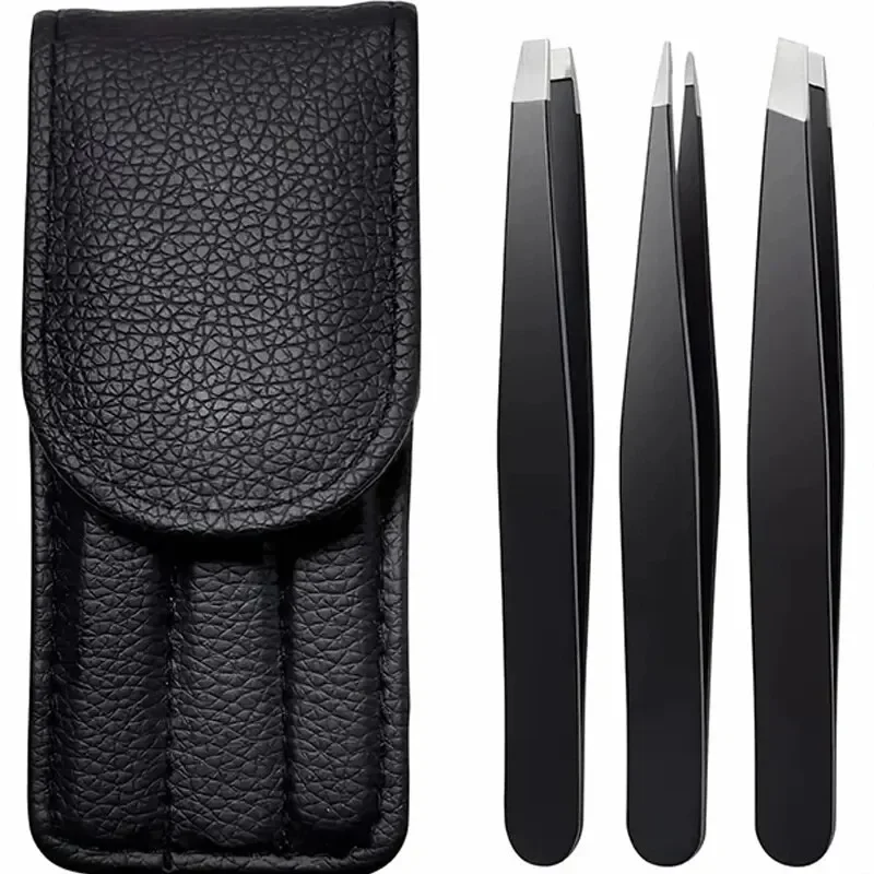 Zestaw pęset do brwi ze stali  – Men'S Grooming Tips recenzja i cena